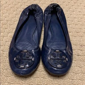 Navy Tory Burch flats